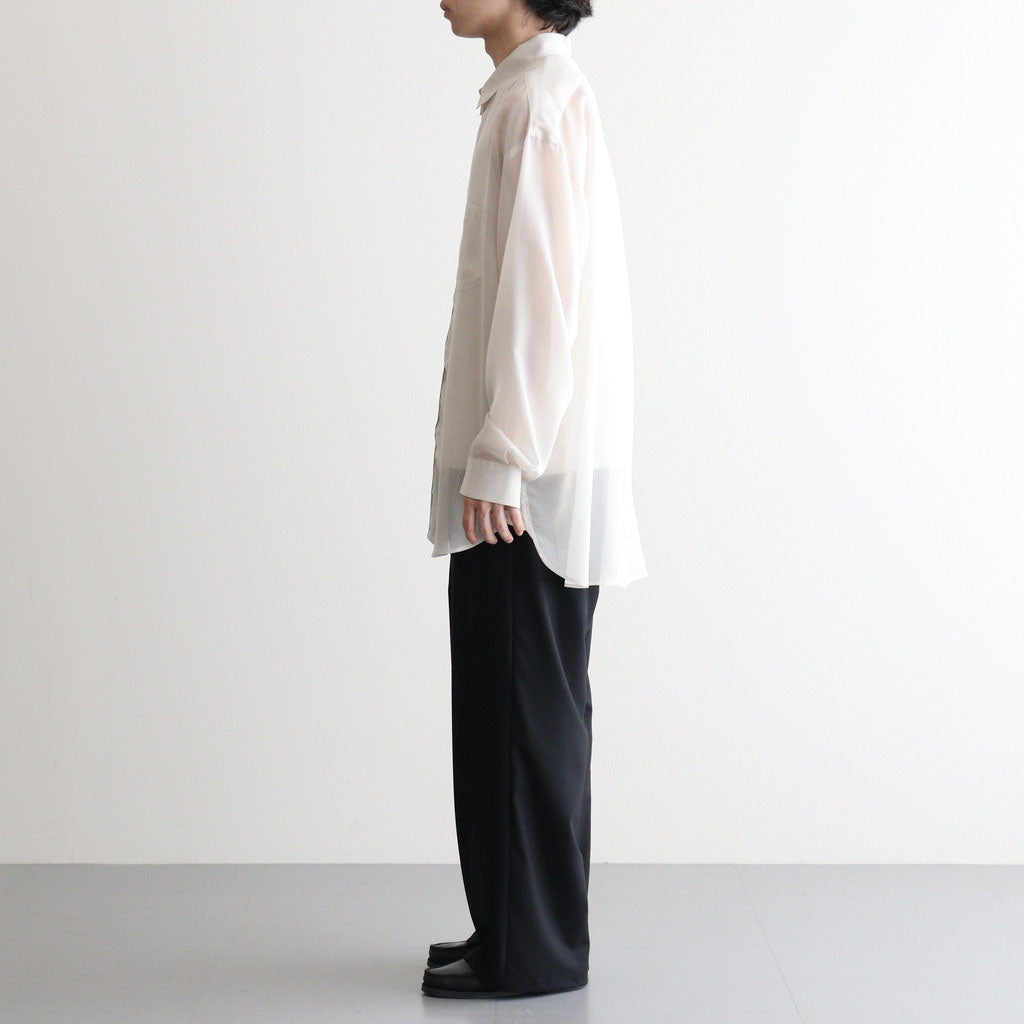 Extra Fine Wool Easy Wide Pants #BLACK [GM251-40093B]