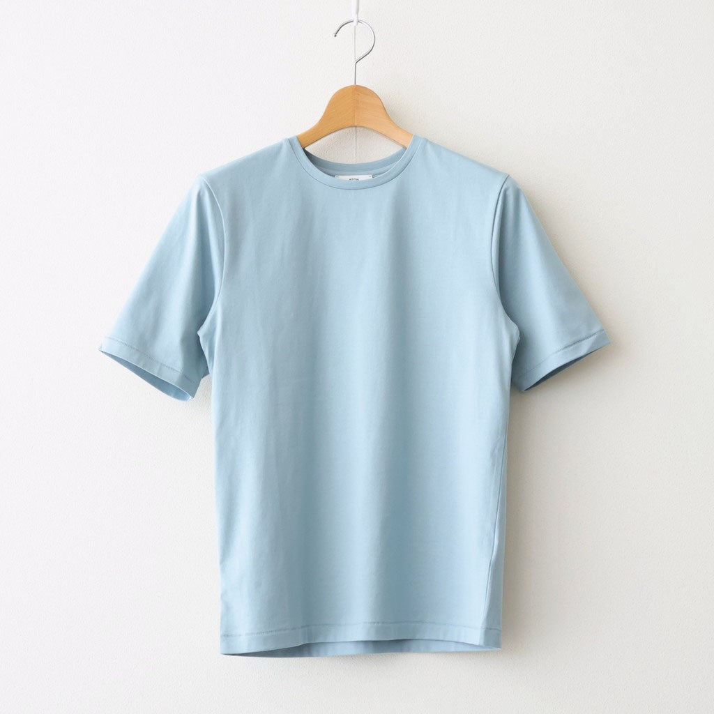 SUVIN 60/2 PERFECT SHORT-SLEEVE T-SHIRT #SAX [KKAGLM0013]