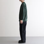 LIGHT OZ CREW NECK SWEAT #GREEN [FSW-23-SW_151]