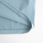 SUVIN 60/2 WIDE SLEEVE T-SHIRT #SAX [KKAGLM0016]