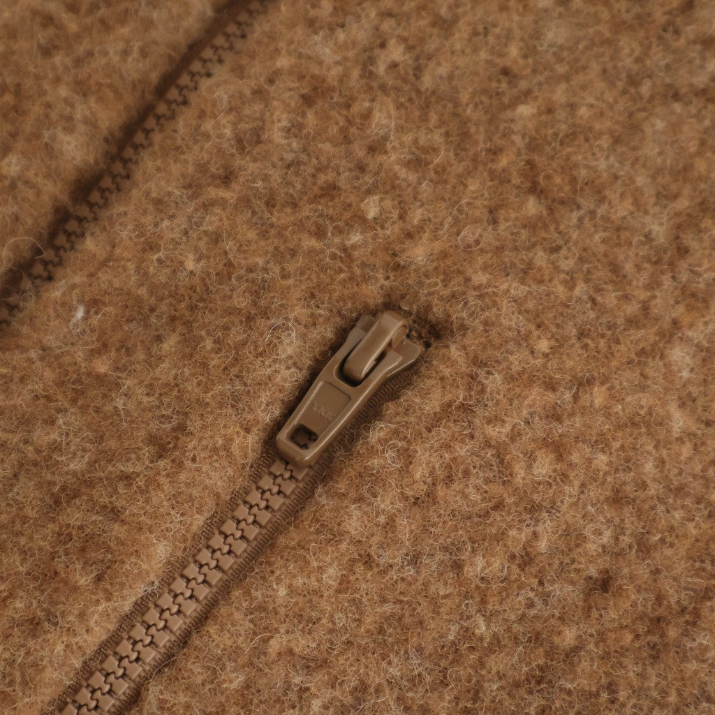 Wool Fleece Vest #NATURAL BROWN [13052405]