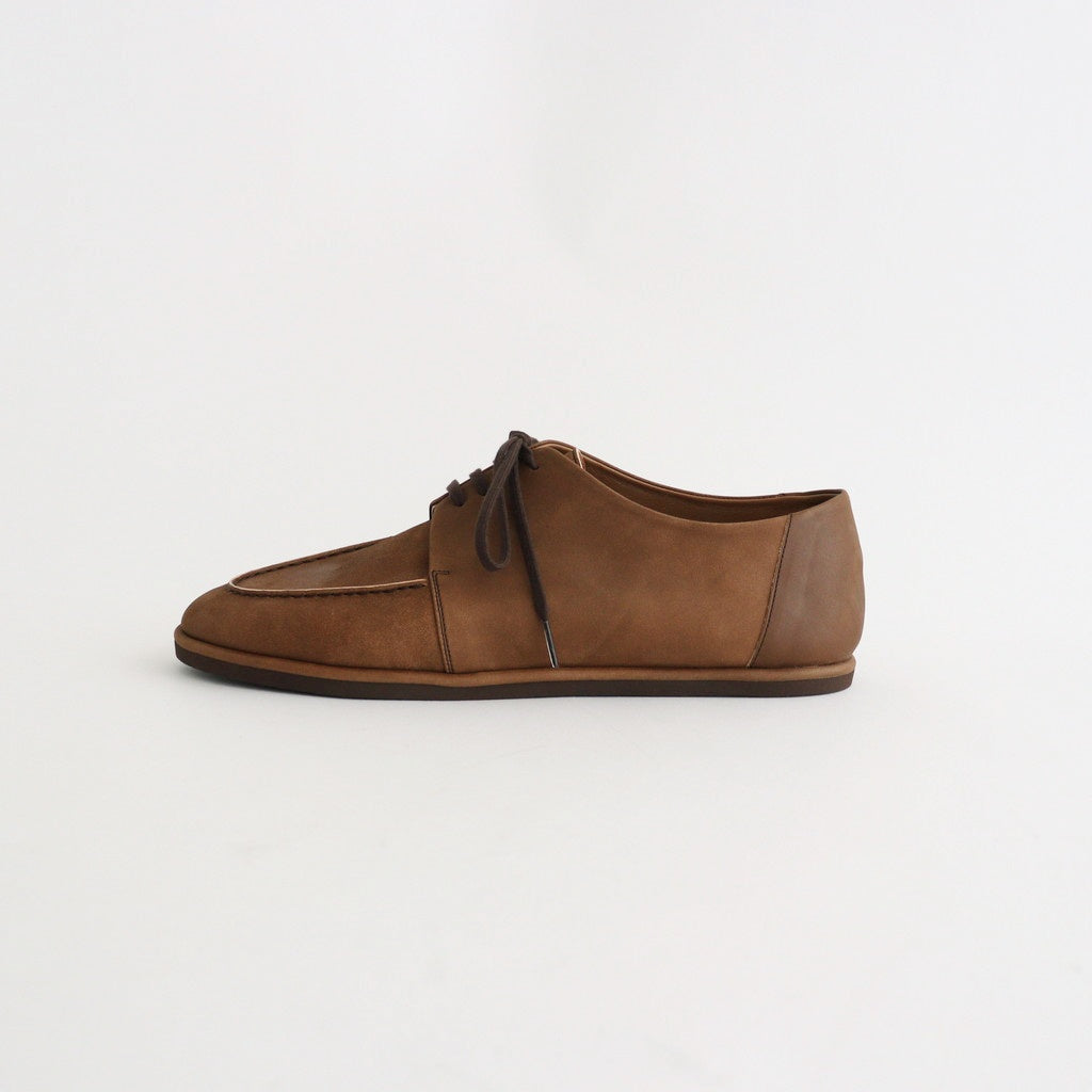 HORSEHIDE LEATHER LACE-UP SHOES #BROWN [A26AS03QD] - ciacura 三重