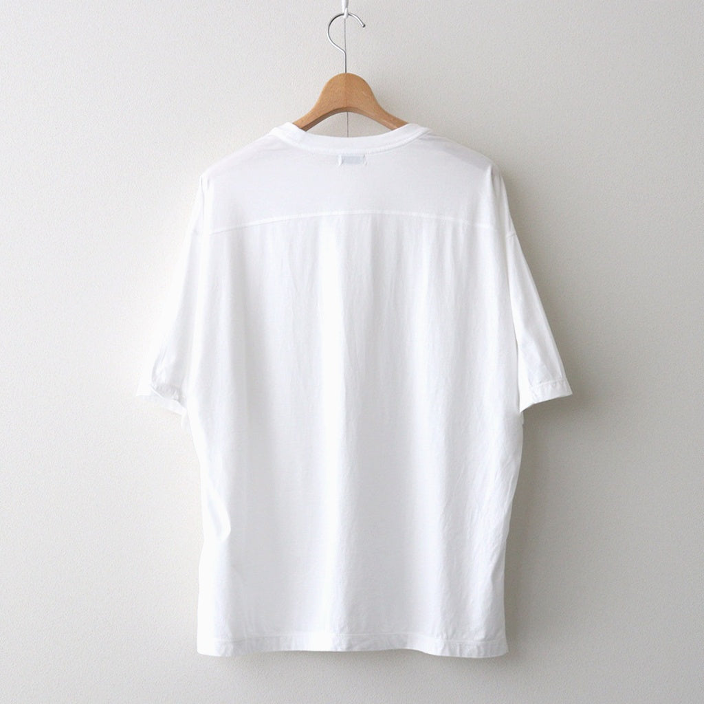 46G Suvin Cotton YOKE T-shirt #WHITE [YK26SS01226CS] - ciacura