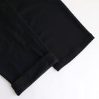 Wool Smooth Flannel Easy Wide Pants #BLACK [GU253-40223B]