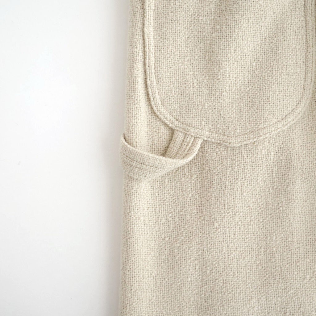 HOMESPUN TWEED PAINTER PANTS #IVORY BEIGE [A26AP03HT]