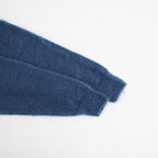 BRUSHED SUPER KID MOHAIR KNIT P/O #LIGHT NAVY [A26AP02KM]