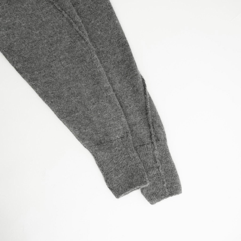 Baby Alpaca V-neck Sweater #M.Gray [YK26FW01379S]