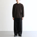 Selvage Denim Belted Pants #BLACK_WASHED [GU261-40064RB]