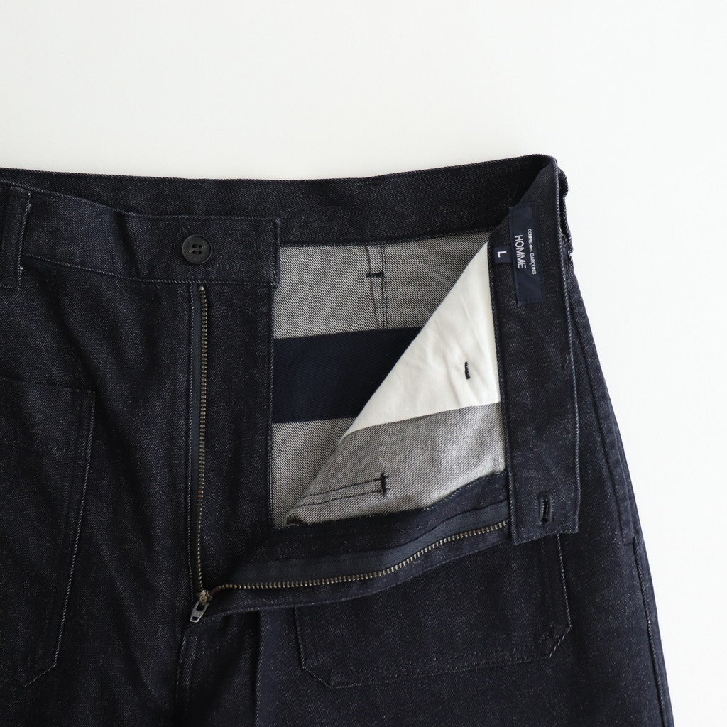 綿反応デニムフレアパンツ #INDIGO [HP-P005-051]