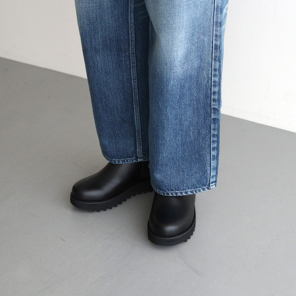 ステアオイルスムース サイドゴアブーツ #BLACK [HO-K106-001]