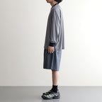 MICRO BORDER L/S TEE #WHITE×NAVY [FSC261-70168]