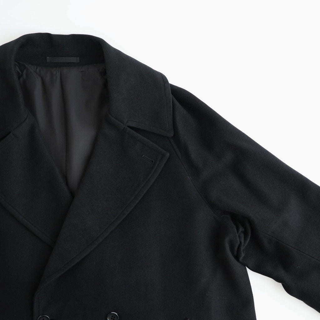 Supima Moleskin Coat #BLACK [GM263-10530B]