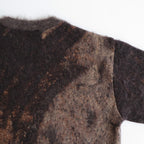 Abstract Jaquard Mohair Sweater #BROWN [YK26SS01234S]