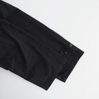 GARMENT-DYED TEXTURED CHINO COAT #BLACK [A26SC01MC]