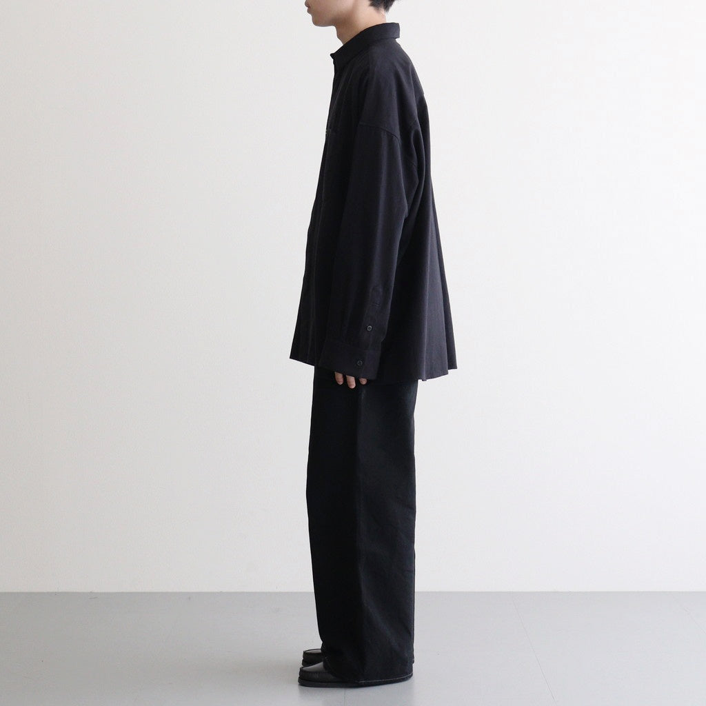 ワイドBOXシャツ-P #BLACK [D225-T892-P]