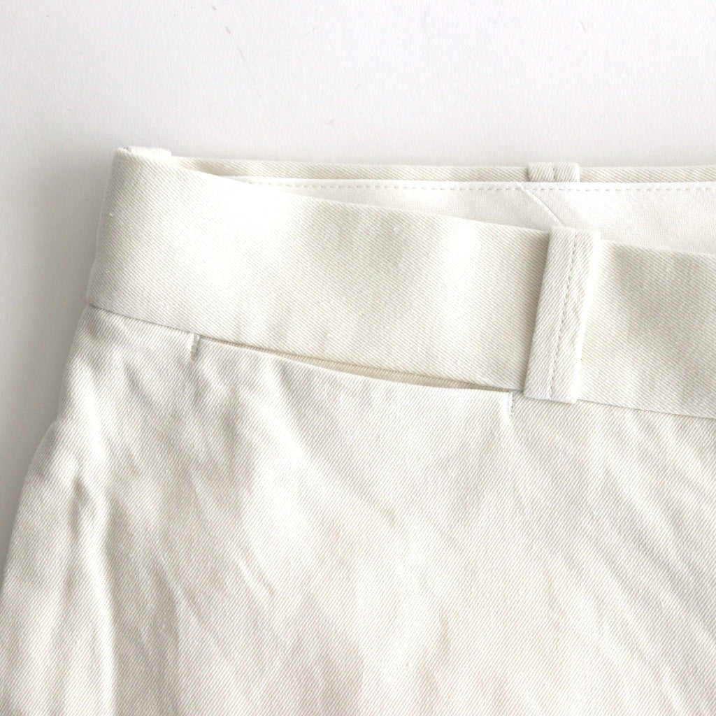 CHINO CLOTH PANTS WIDE #white [14652]