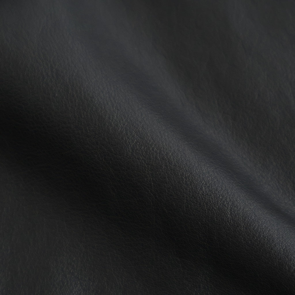 Leather Flight Jacket #BLACK [YK25FW01017B]