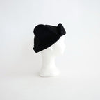 DRY WOOL BOMBER CAP #BLACK [NO.301382]