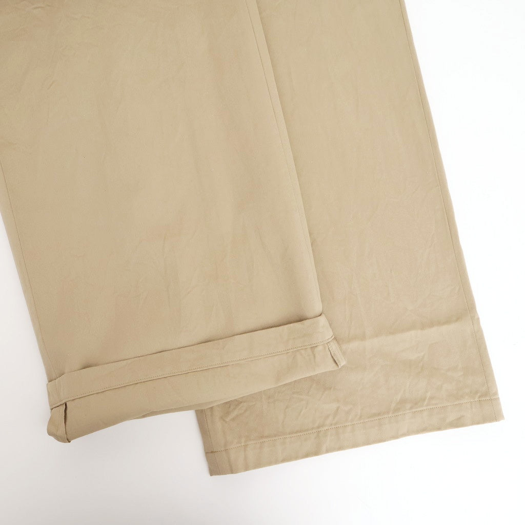 Chino Trousers - Wide #KHAKI [11052603]