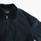 綿オックス 製品加工ブルゾン #BLACK [HP-J016-051]