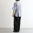 CORPORATE WIDE EASY PANTS #BLACK STRIPE [FSC263-40169B]