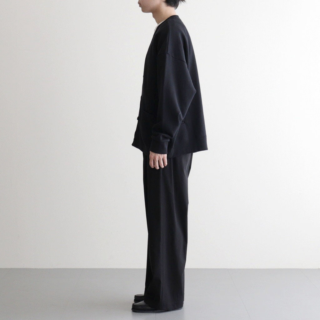 ワイドSWカーディガン #BLACK [D126-J836]