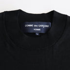 梳毛エステル天竺 セーター #BLACK [HN-N001-051]