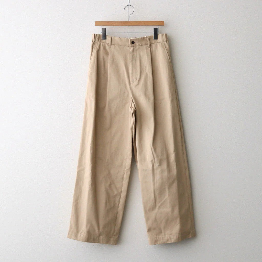 Westpoint Chino Wide Straight Trousers #BEIGE [GM261-40150B]