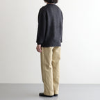 BRUSHED SUPER KID MOHAIR KNIT P/O #INK BLACK [A26AP02KM]