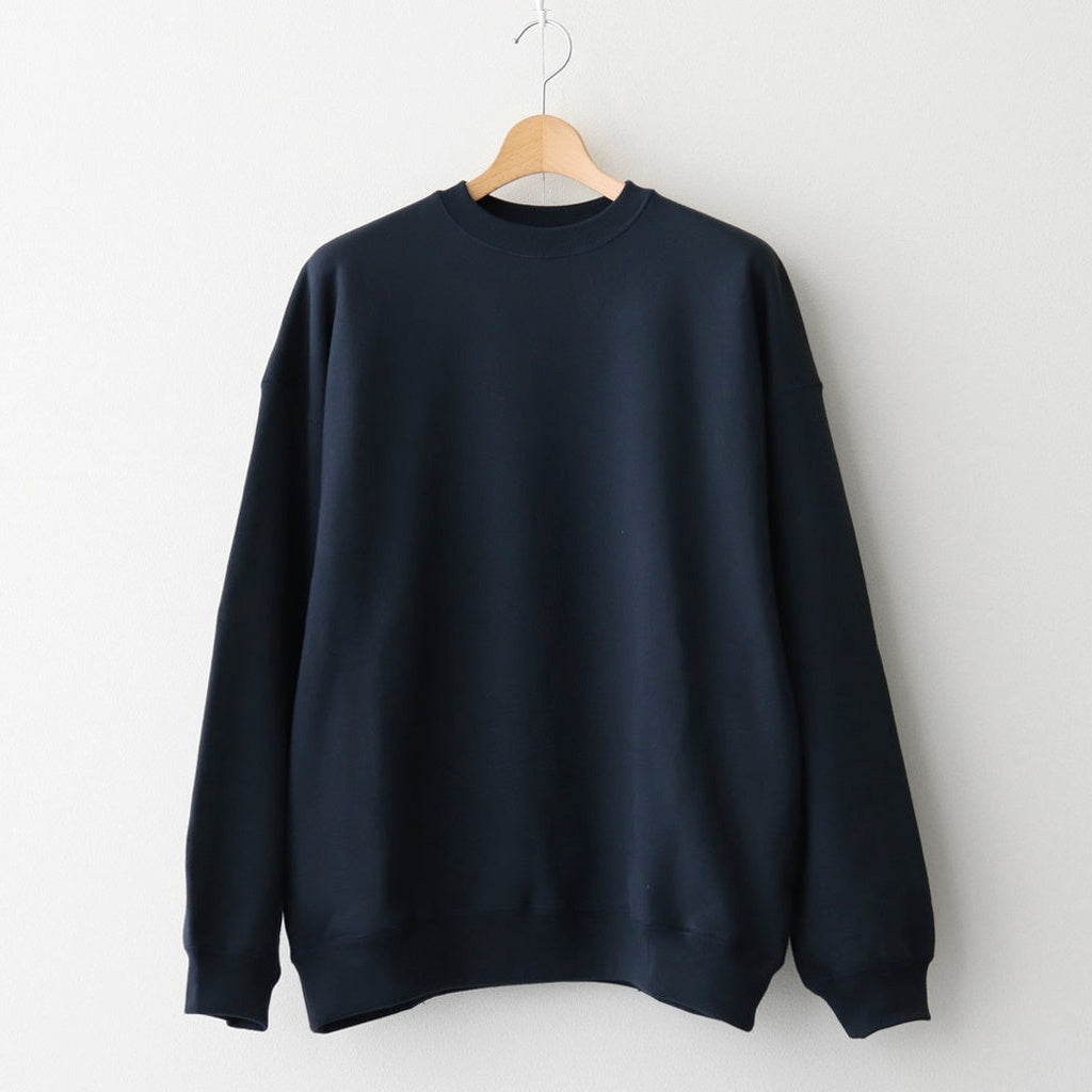 AZUMA Terry Crew Neck Sweat #NAVY [GU253-70240B]