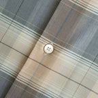SUPER LIGHT WOOL CHECK SHIRT #LIGHT BROWN CHECK [A26SS01LC]