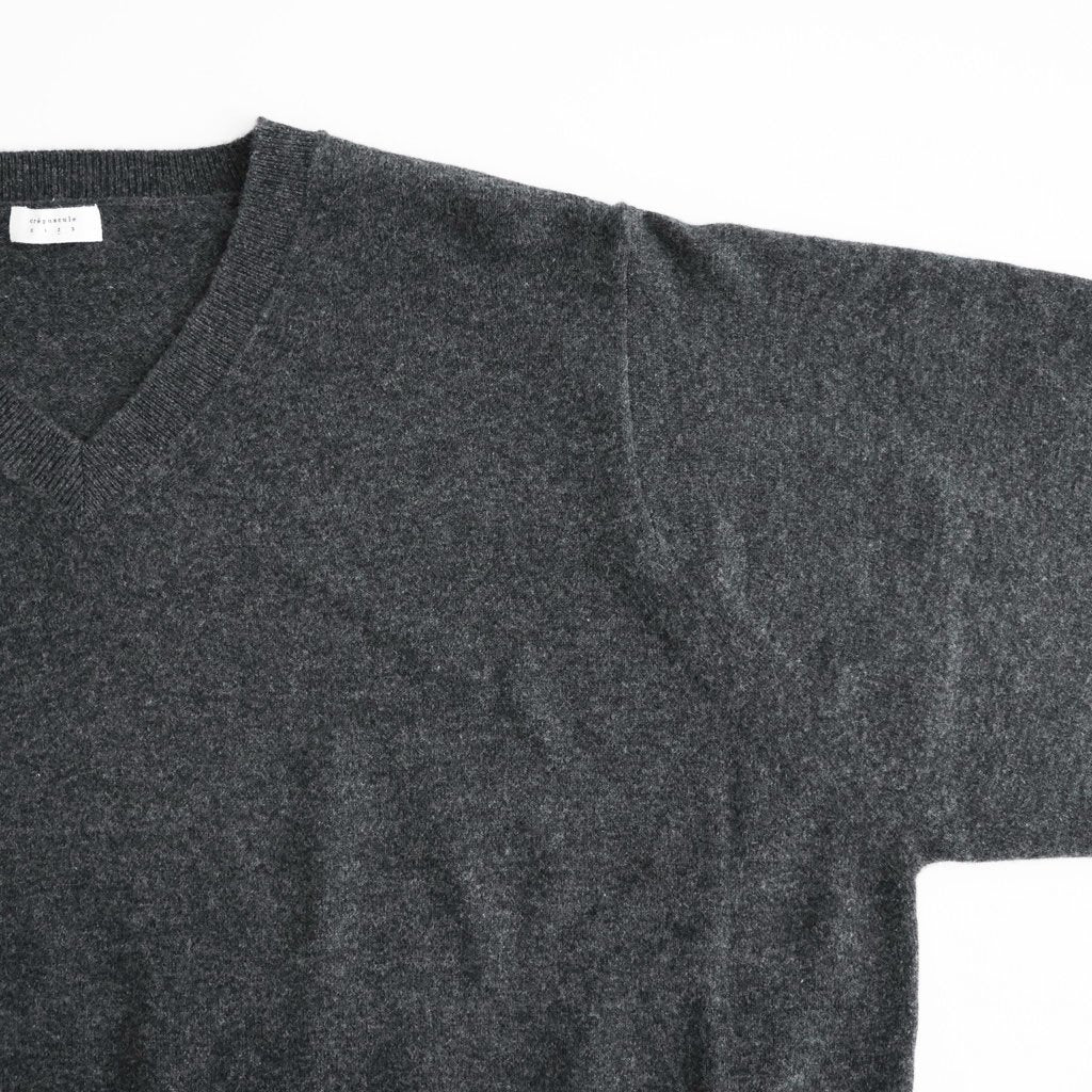 L/S V Neck #BLACK [2603-009]