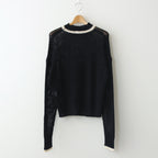 FILL SWEATER #BLACK [NG24S-06SW01C]