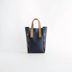 your choice // assemble hand bag tall S #mocha × navy [yc-rb-ats]