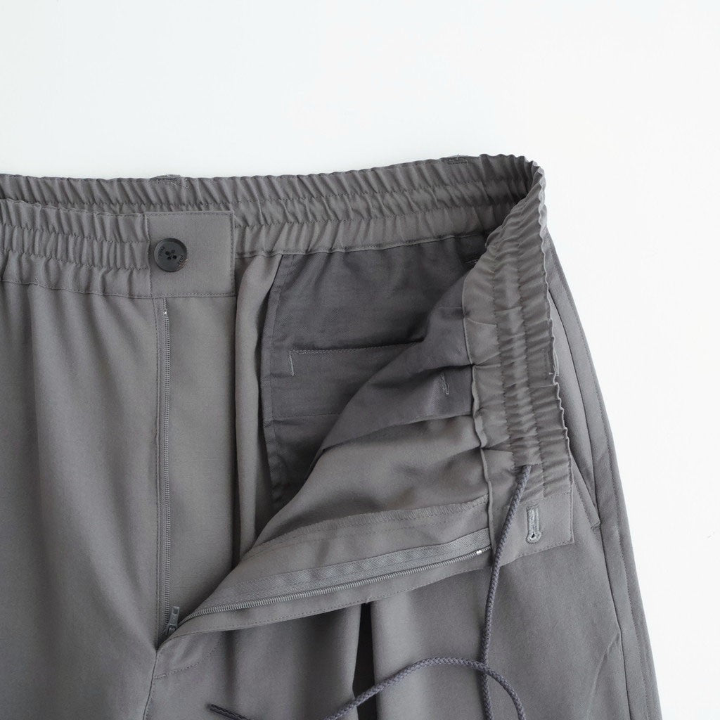 Wool Washer Tropical 2pleated Easy Trousers #GRAY [YK26SS01173P]