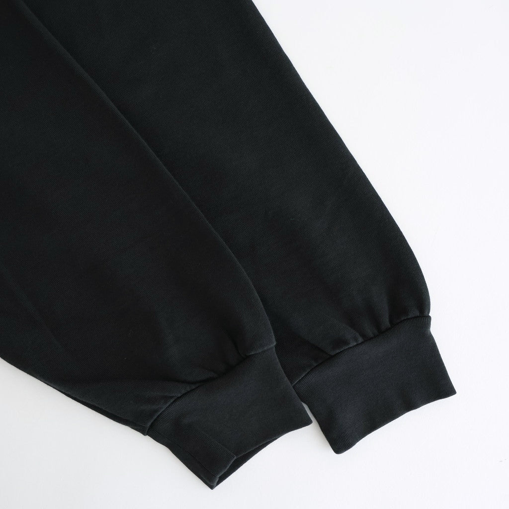 SUPER HIGH GAUGE SWEAT ZIP BLOUSON #INK BLACK [A25AB01CU]