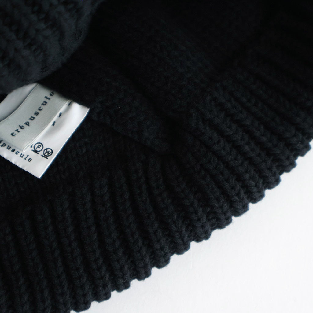 Knit Cap 1 #BLACK [2503-024]
