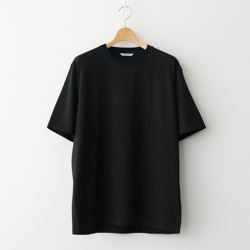 LUSTER PLAITING TEE #BLACK [A00P02GT]