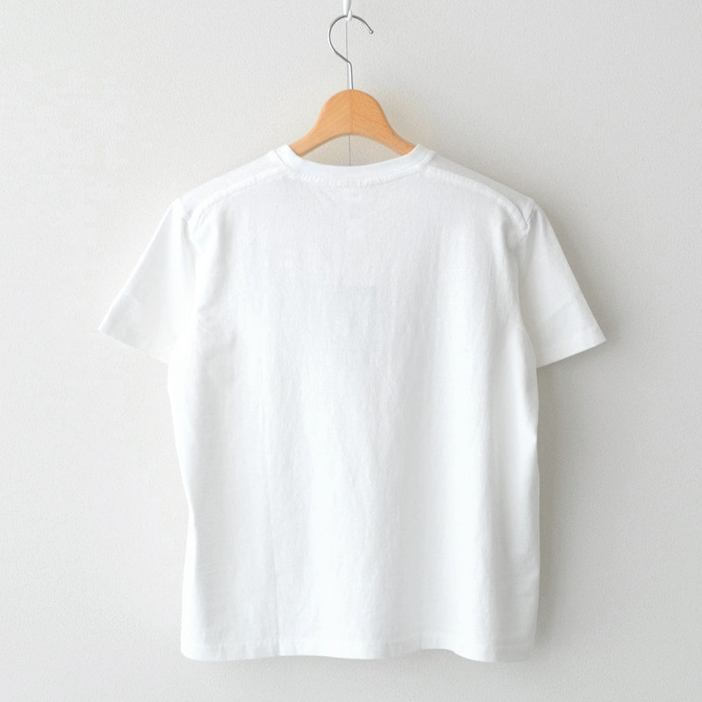 丸胴 POCKET S/S T SHIRT #white [85009]
