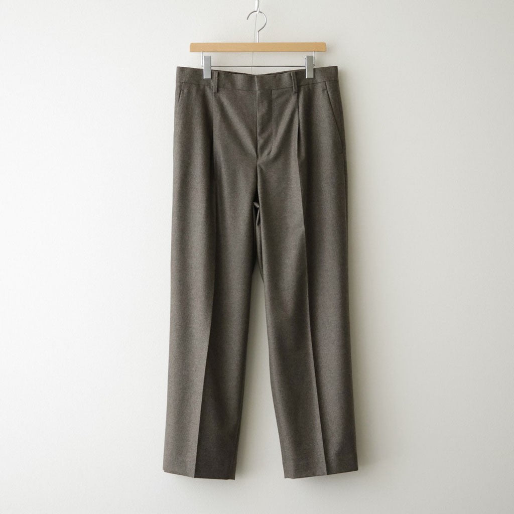 MERINO COLLEGE FLANNEL STANDARD PANTS #MOCHA [PRAGLW0900]