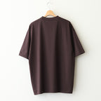 SUVIN 60/2 OVERSIZED T-SHIRT #BURGUNDY [KKAGGM0015]