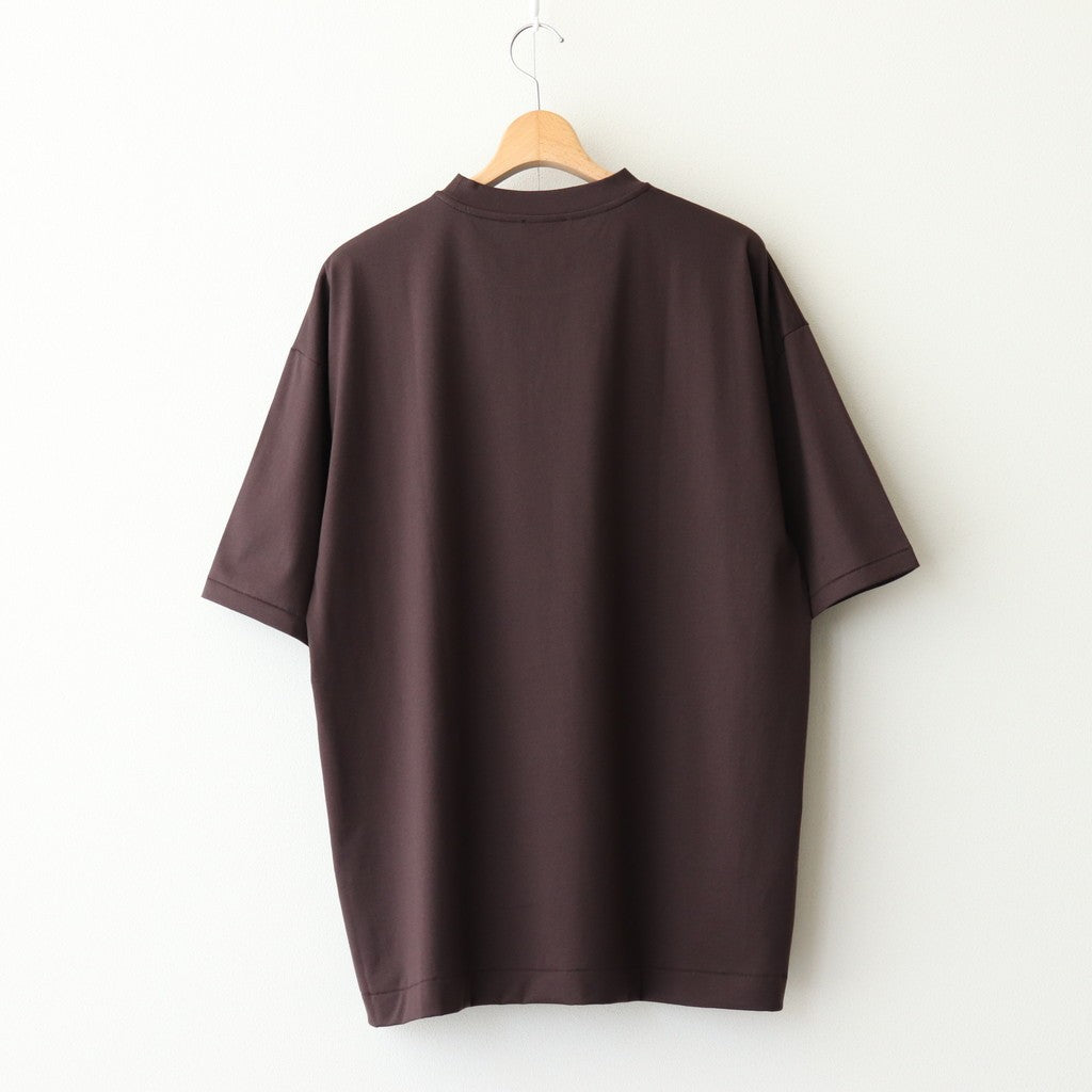 SUVIN 60/2 OVERSIZED T-SHIRT #BURGUNDY [KKAGGM0015]