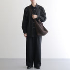 3WAY LARGE TOTE （OIL SUEDE） #DARK CHOCO [L-1]