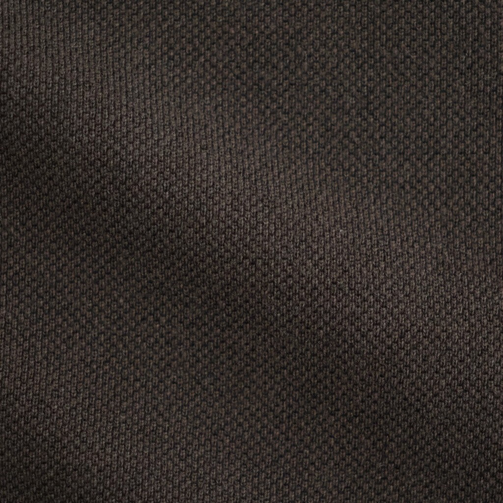 Co/Wo Moss Stitch Zip Blouson #BROWN [2603-003]