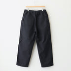 綿麻ヘリンボーン ベイカーパンツ #BLACK [HO-P019-051]