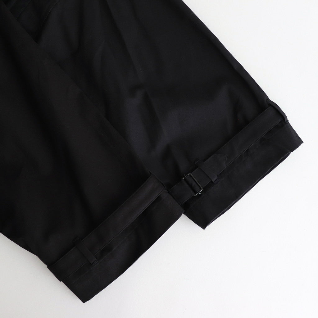 DETACHABLE WIDE TRENCH COAT #BLACK [YK24FW0736C]