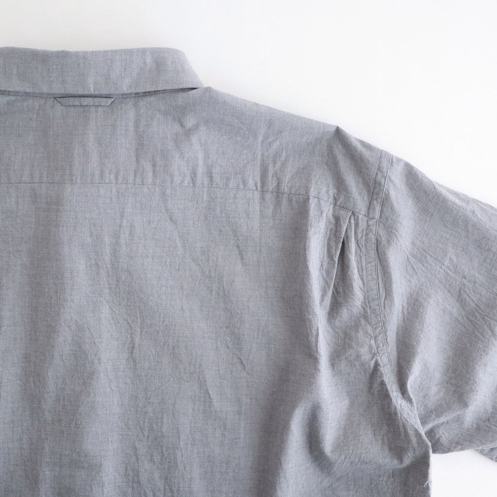 Button Shirt – Wide S/S #GRAY [11061113]