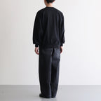 LIGHT OZ CREW NECK SWEAT - COLLEGE #BLACK [FSC253-70017]