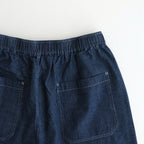 LIGHT DENIM EASY SHORTS #DARK FADE [FSC252-40047]