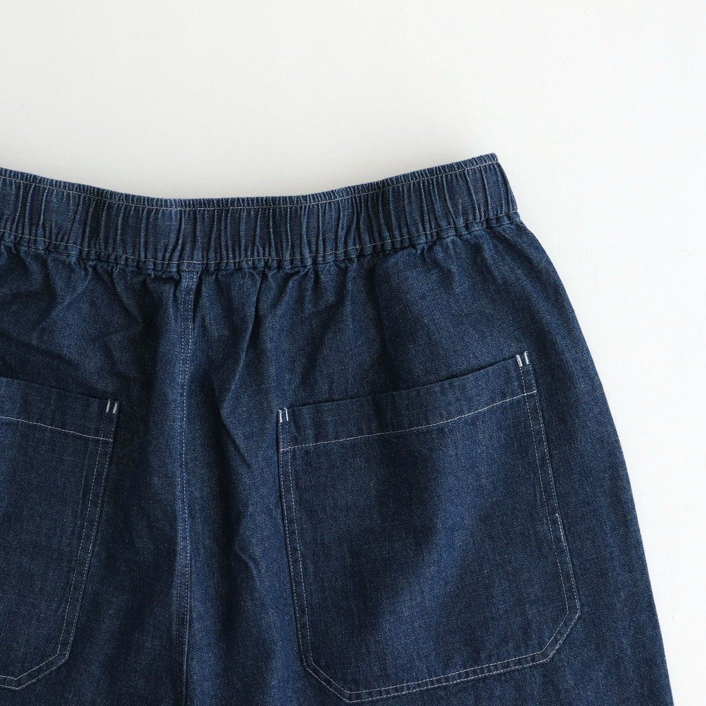 LIGHT DENIM EASY SHORTS #DARK FADE [FSC252-40047]